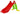 Garden slide for children, 3-step ladder, red, 130 cm, 424