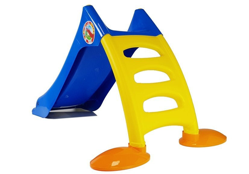 Garden slide for children, 3-step ladder, blue, 130 cm, 424 (2)