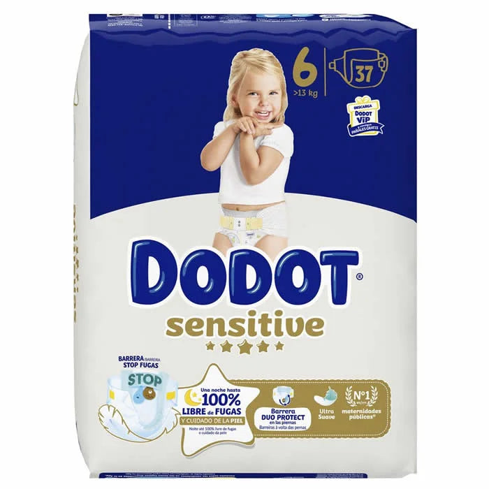Dodot Sensitive Size 6 Diapers 13+ kg 37 Units