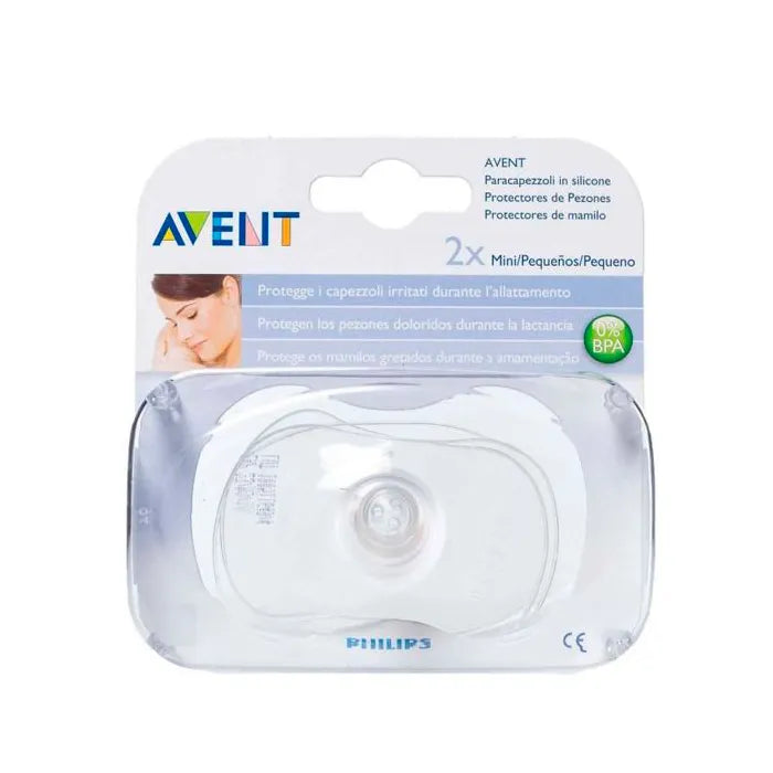 Avent 2 Mini Silicone Nipple Protectors