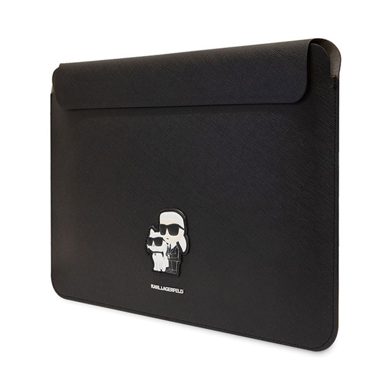 Karl Lagerfeld NFT Saffiano Karl & Choupette Sleeve - 14" notebook case (black) (2)