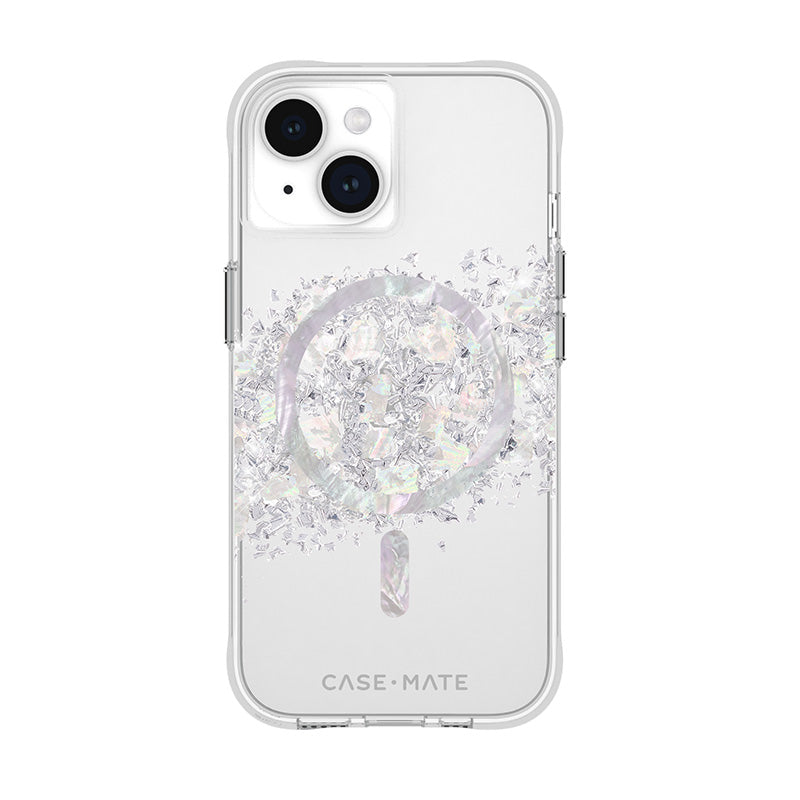 Case-Mate Karat MagSafe - case for iPhone 15 / iPhone 14 / iPhone 13 adorned with mother-of-pearl (A Touch of