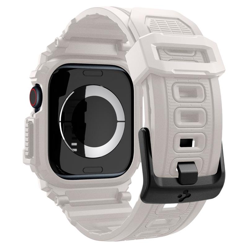 Spigen Rugged Armor Pro - Strap with case for Apple Watch 10 46 mm (Dune Beige) (2)