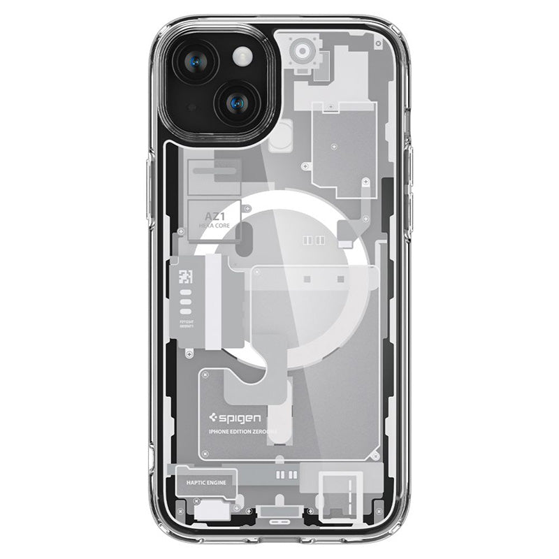 Spigen Ultra Hybrid MagSafe - case for iPhone 15 Plus (Zero One White) (2)