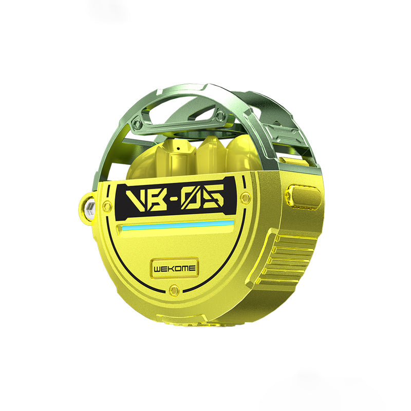 WEKOME VB05 Vanguard Series - Bluetooth V5.3 TWS wireless headphones with charging case (green)