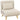 3-in-1 convertible chair bed, folding chair with sleeping function, adjustable click-clack backrest, beige