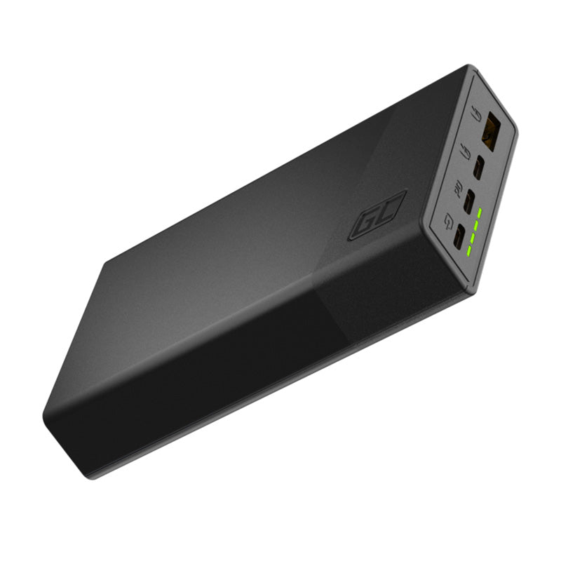 Green Cell PowerPlay20s - Power Bank 20000 mAh with USB-A QuickCharge 3.0 and 2x USB-C Power Delivery 22.5W