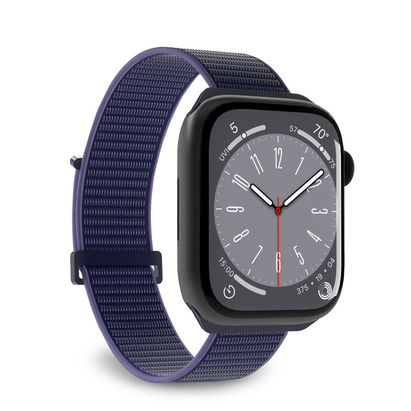 PURO Nylon Sport - strap for Apple Watch 44/45/46/49 mm (navy blue)