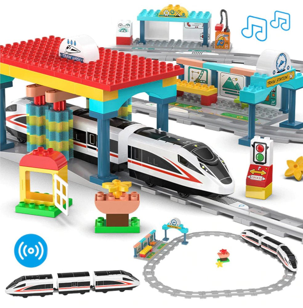 CADA Train Station Building Blocks 108 Pieces (2)