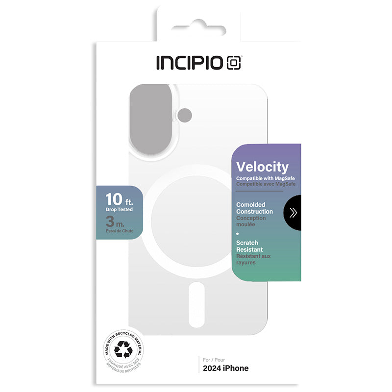 Incipio Velocity MagSafe - iPhone 16 Case (Clear) (2)