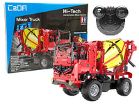 CADA Remote-Controlled Concrete Mixer Building Blocks 2.4G 815 Pieces (8)