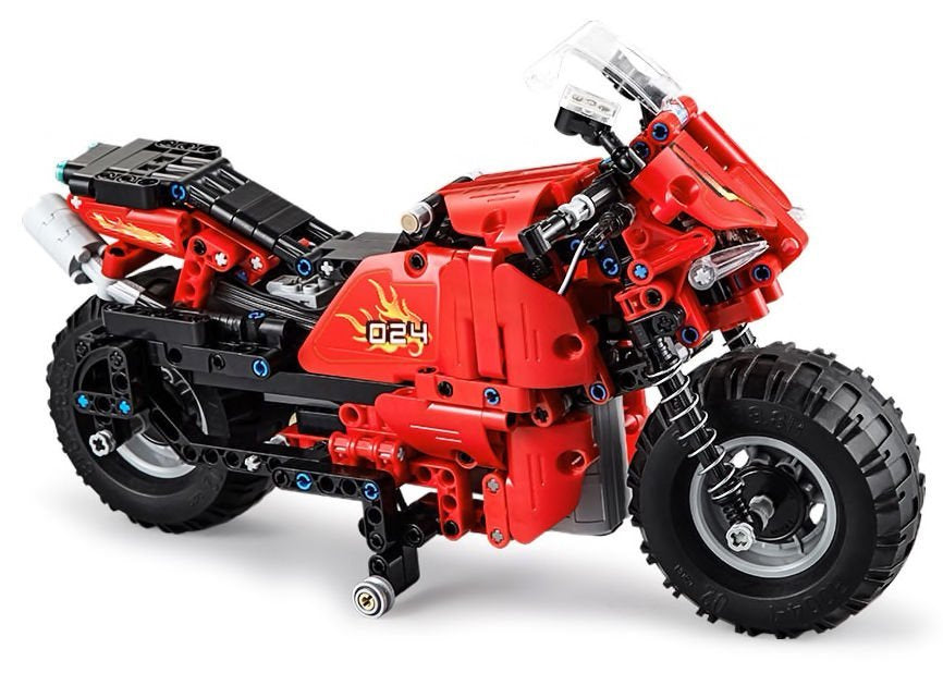 CADA Building Blocks Set Remote-Controlled Motorcycle 2.4G 484 Pieces (2)