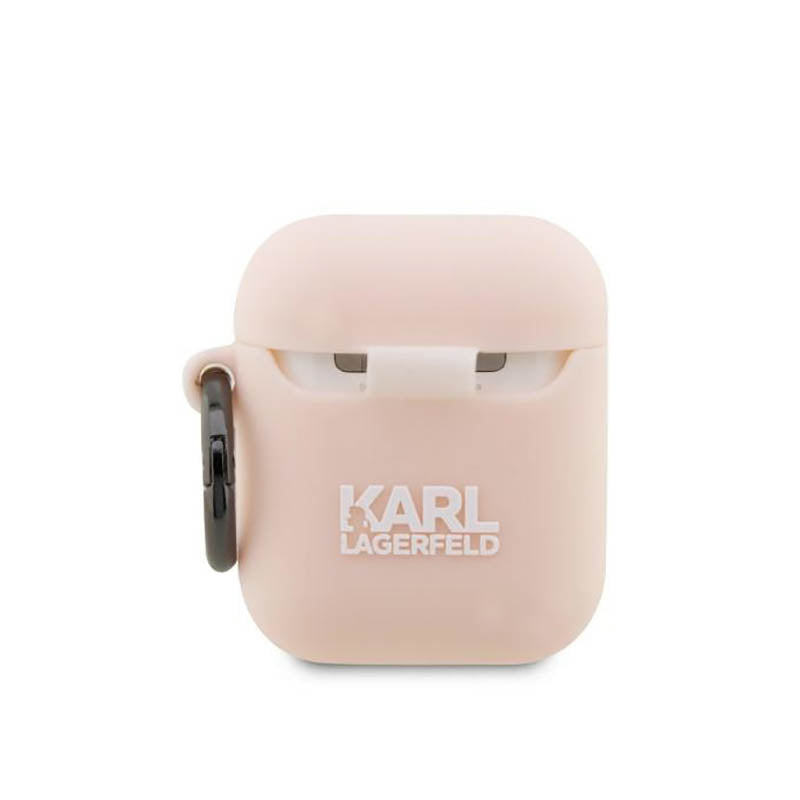Karl Lagerfeld Silicone NFT Choupette Head 3D Case - AirPods 1/2 gen (pink) (2)