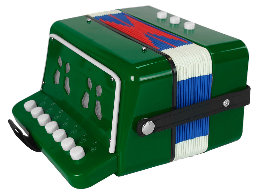 Accordion instrument for a young musician Green (2)