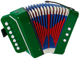 Accordion instrument for a young musician Green (3)