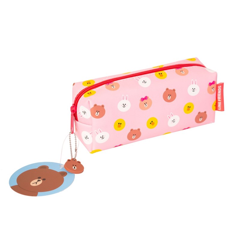 LINE FRIENDS - pencil case / toiletry bag made of eco-leather