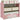 Children's cupboard with 6 fabric bins, cute motif, 63x30x66 cm, pink