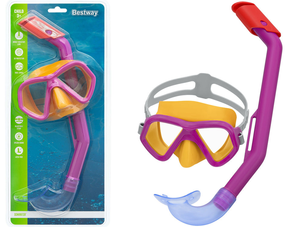 Mask + Pink Tube Bestway 24023 Set