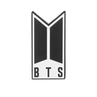 BTS - Metal logo badge