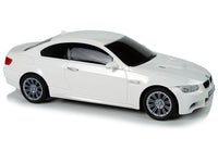 Remote-controlled BMW M3 White 2.4G Steering Wheel Remote 1:18 Sound Lights (4)