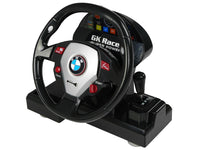 Remote-controlled BMW M3 White 2.4G Steering Wheel Remote 1:18 Sound Lights (6)