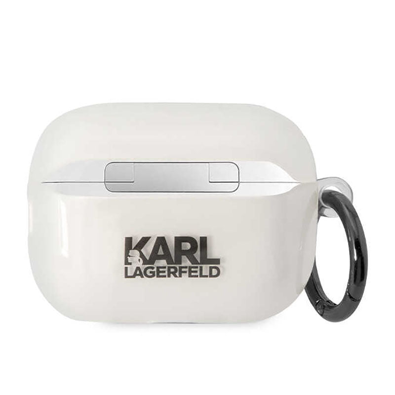 Karl Lagerfeld NFT Ikonik Karl Head - Case for Apple AirPods Pro 2 (transparent) (2)