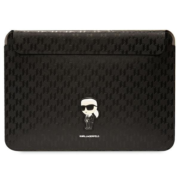 Karl Lagerfeld NFT Saffiano Monogram Ikonik Karl Sleeve - 14" laptop sleeve (black)