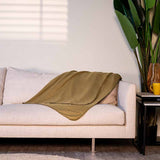 Fleece blanket 170x130 (green) (4)
