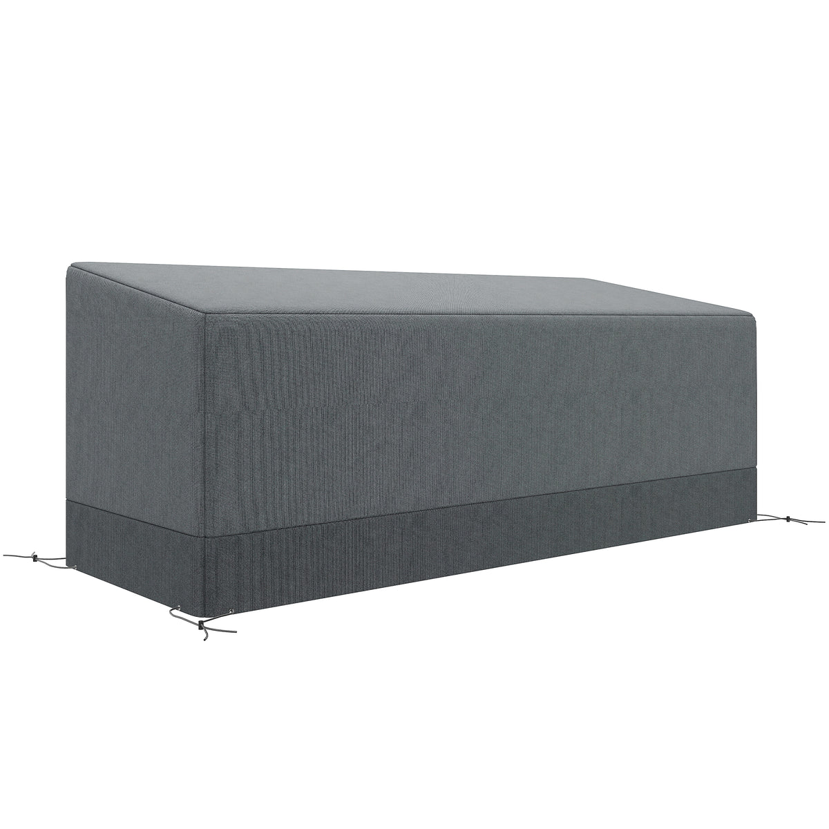 Protective Cover for Garden Furniture Winterproof Waterproof Anti-UV 600D Oxford Fabric 190.5 x 72 x 76cm Light