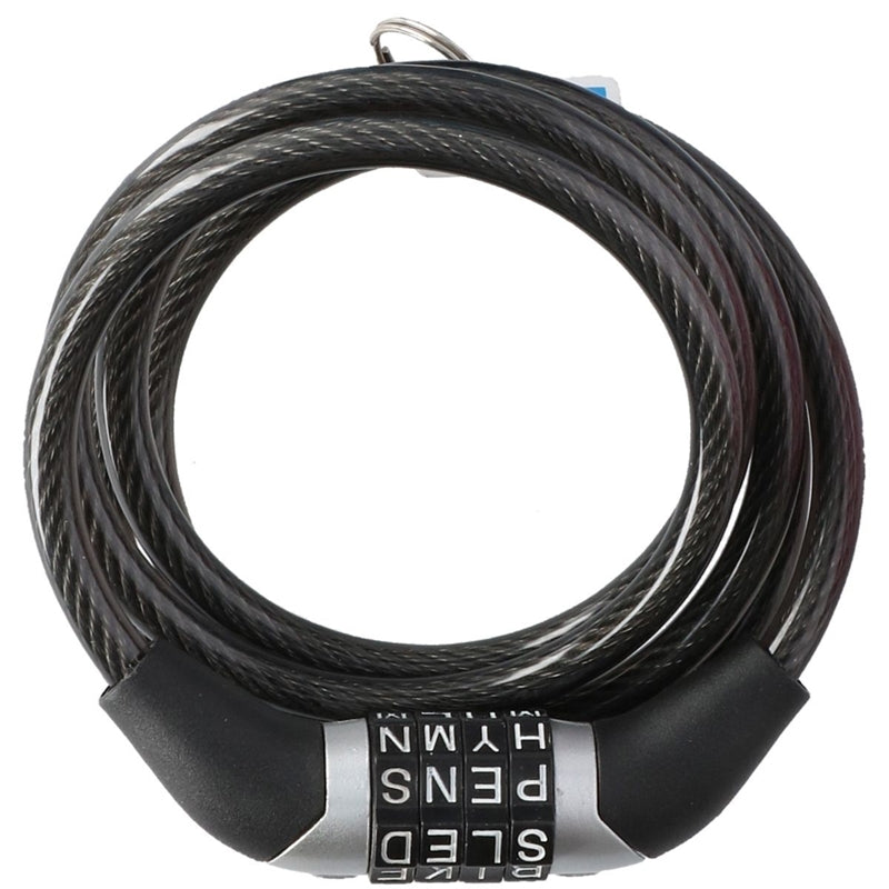 Dunlop - Combination bicycle lock (black)
