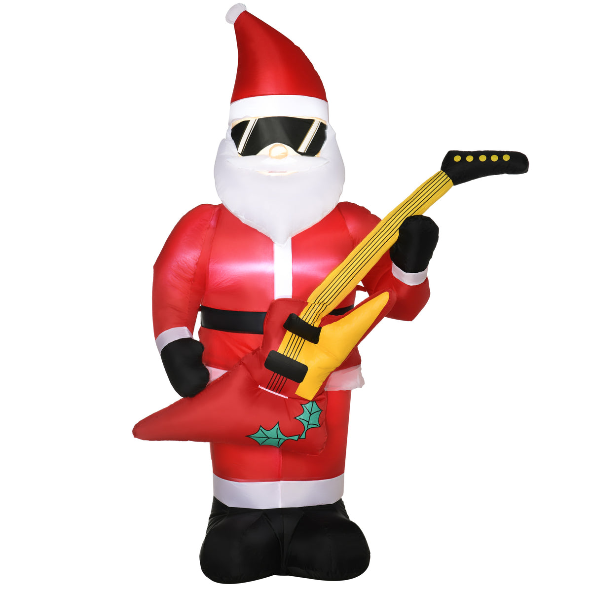 Christmas Decoration Inflatable Santa Claus Outdoor Christmas Decoration, incl. blower, 1.40 m, Red + White