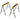 Sawhorse, trestle, support stand, foldable, non-slip, steel, orange, black, 99.5 x 50 x 78 cm, load capacity 125