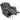 Recliner chair with vibration massage and heat, manually adjustable swivel chair with rocking function and