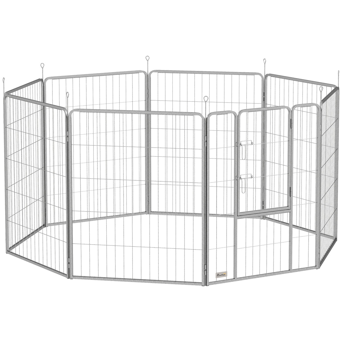 Pet enclosure, dog fence, pet playground, flexibly adjustable, stainless steel