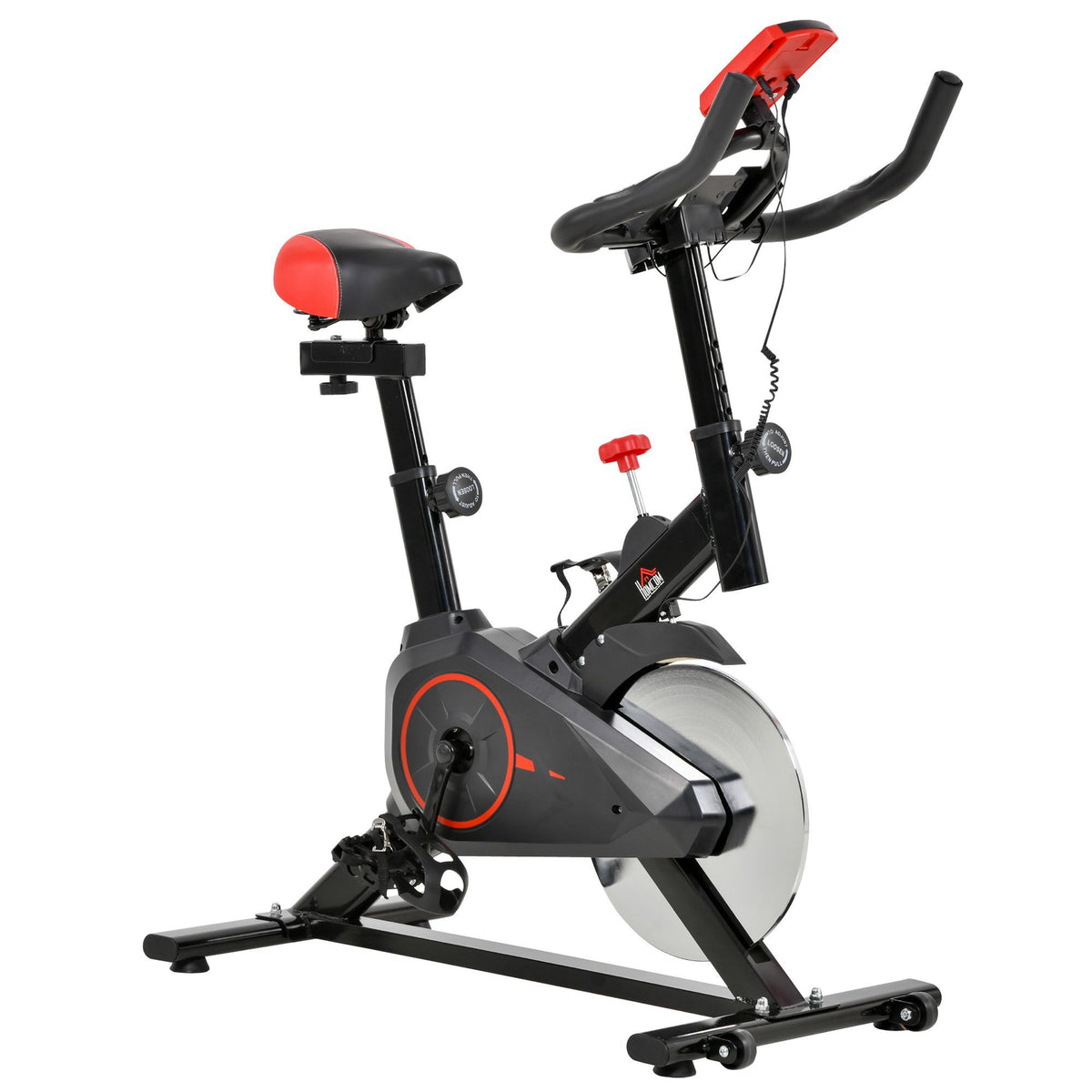Indoor Cycling Bike Trainer Home Gym Exercise Bike Fitness Bike 85 x 46 x 114 cm