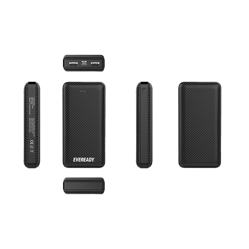 Eveready PX20B - Power bank 20000 mAh 2x USB-A (black) (3)