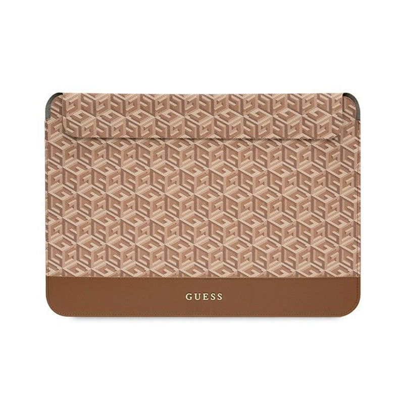 Guess GCube Stripes Computer Sleeve - 16" laptop sleeve (brown)