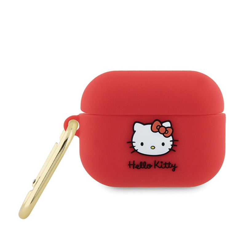 Hello Kitty Silicone 3D Kitty Head - case for AirPods Pro 2 (fuchsia)