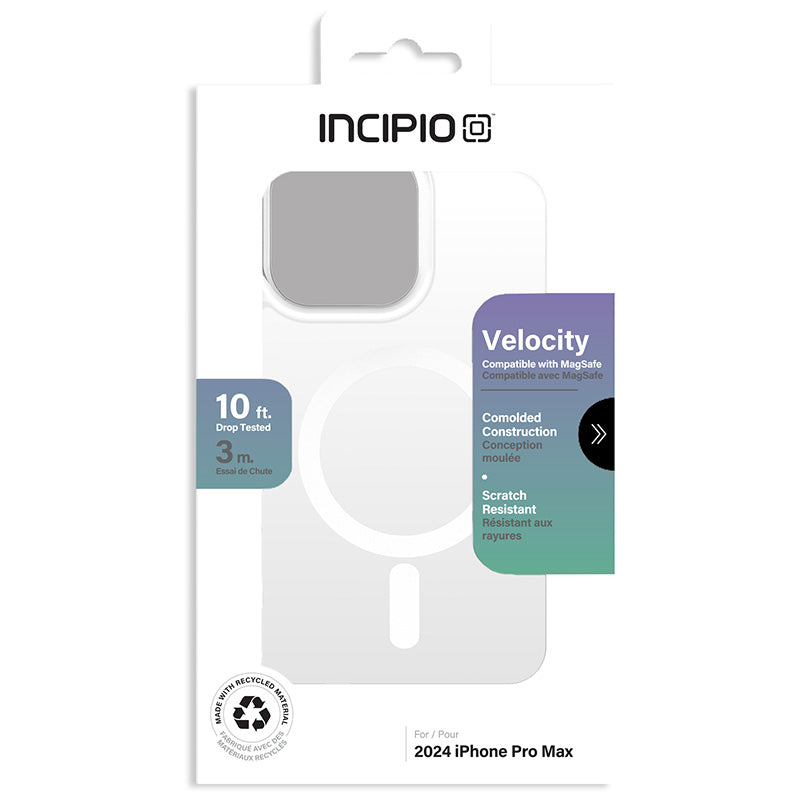 Incipio Velocity MagSafe - iPhone 16 Pro Max Case (Clear) (2)