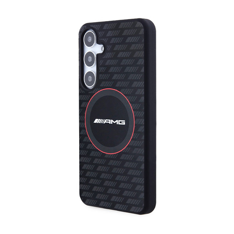AMG Silicone Carbon Pattern MagSafe - case for Samsung Galaxy S24 (black) (2)