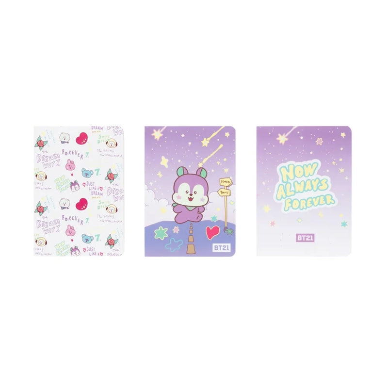 BT21 - Notebook Set A6 MANG (3 pieces) (2)