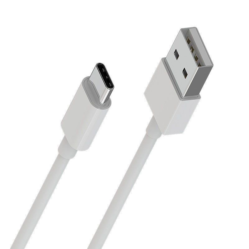 Borofone - USB-A to USB-C cable in a tube, 1 m (white) (2)
