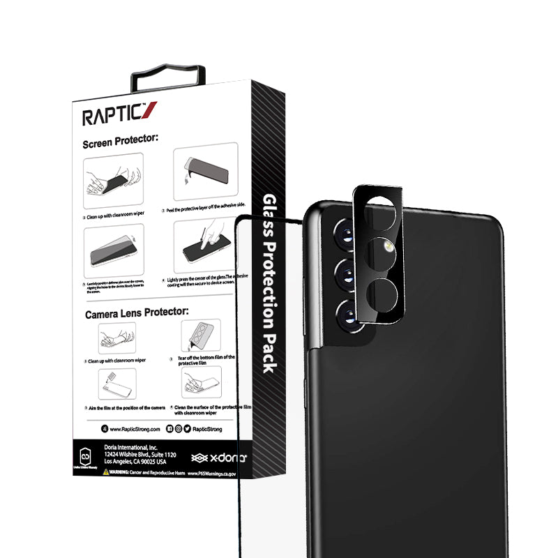 Raptic Glass 2-in-1 Bundle Kit for Samsung Galaxy S22+ (Screen protector + Camera lens protector) (3)