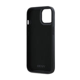 DKNY 3D Rubber Repeat Pattern - iPhone 15 Plus Case (Black) (7)