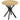 Dining table, kitchen table, round table, modern design, 78 cm x 78 cm x 75 cm, natural wood