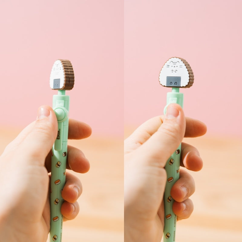 Pusheen - 3D rotating ballpoint pen from the Sushi Roll collection (red) (2)