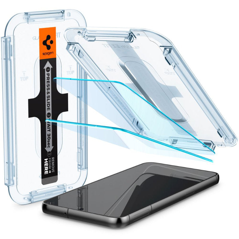 Spigen Glas.TR EZ Fit - Tempered glass for Samsung Galaxy S23 2-pack (Transparent)