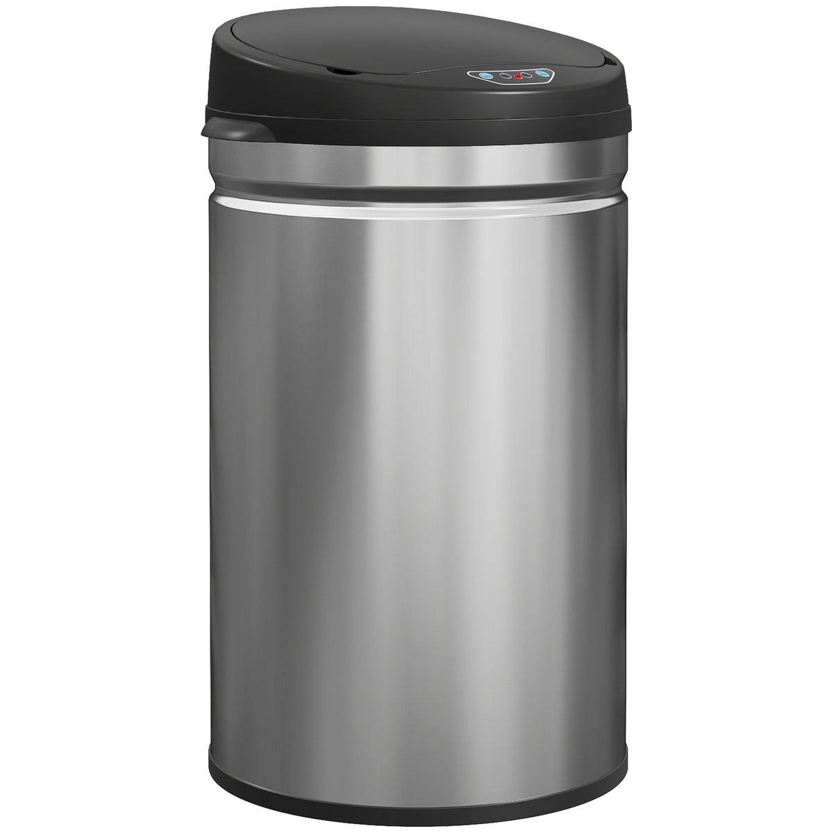 30-liter sensor trash can with soft-close function, touchless stainless steel waste bin for hygienic kitchens