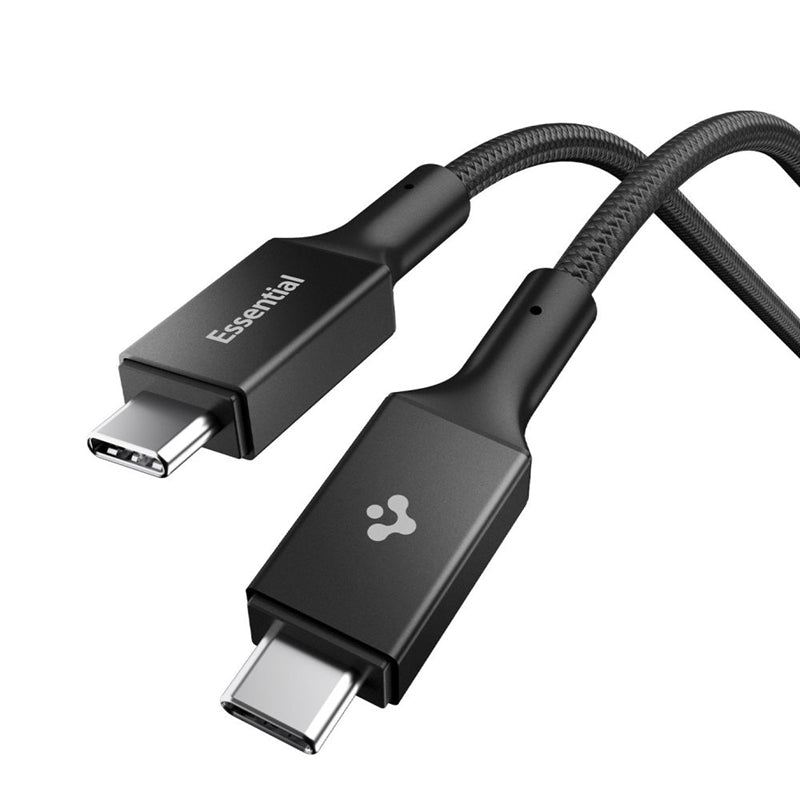 Spigen EB10015CC Essential - USB-C to USB-C PD 100W Cable 1.5m (black)