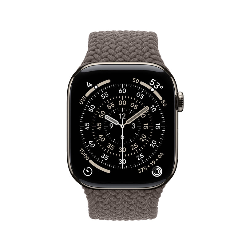 Crong Wave Band - Braided strap for Apple Watch 44/45/46/49 mm (brown) (2)